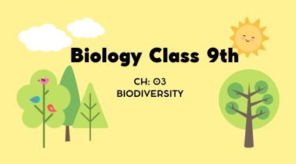 Class 9th Biology Ch: 03 Biodiversity Exercise Solution